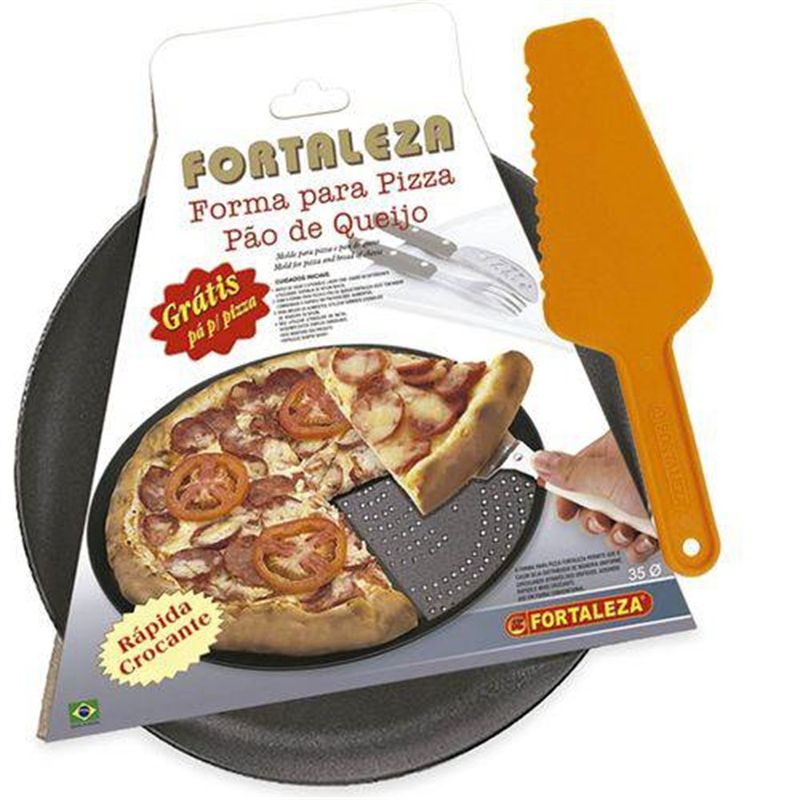 Forma Pizza 35 Cm Anti Aderente - Fortaleza