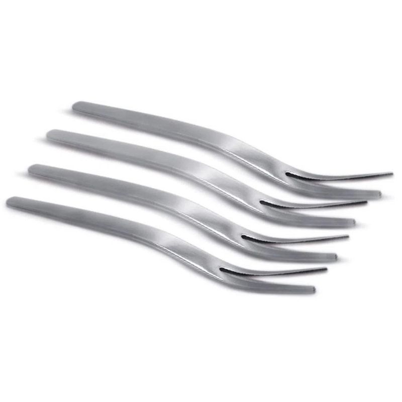 Jogo Garfos Petisco 4 Peças Inox - Kehome