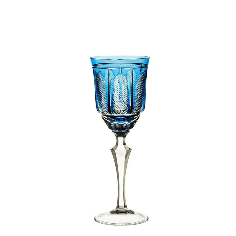 Taça de Cristal Vinho Tinto 350 ml Azul claro - Strauss