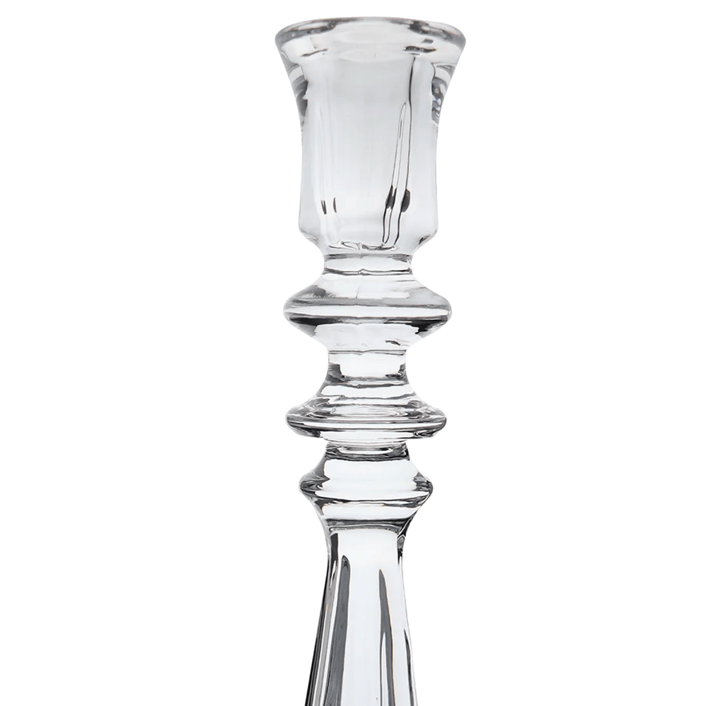 Castiçal La Voir em Cristal Ecológico 32 cm L'Hermitage - Casa Goianita