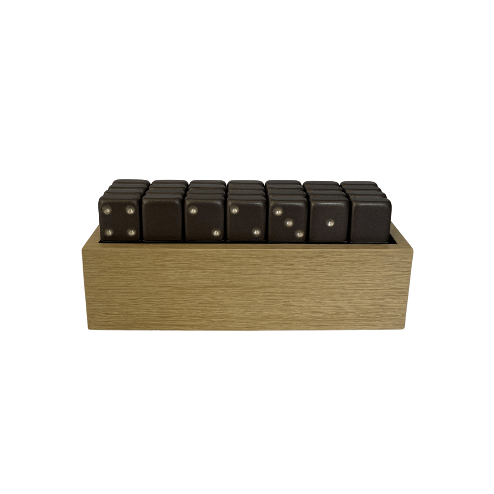 Jogo de dominó de madeira na caixa 28 peças - QUERO PRESENTEAR