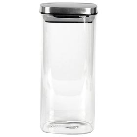 porta-mantimento-quadrado-em-vidro-borossilicato-com-tampa-de-metal-prata-1-4l-l10xp10xa22cm-27178-11841