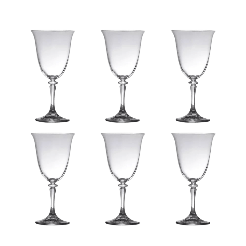 Jogo 6 Taças Água em Cristal Ecológico Kleopatra 360 ml Bohemia - Casa  Goianita