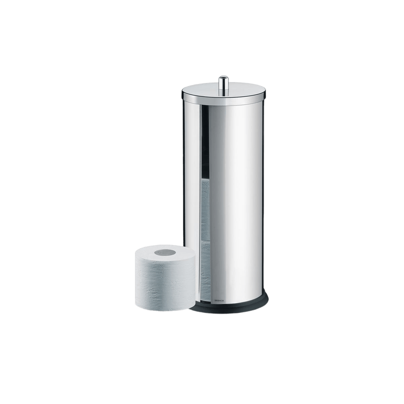 Porta-Papel-Higienico---Decorline-Banheiro-Ø-13-x-35-cm---Brinox Porta-Papel-Higienico---Decorline-Banheiro-Ø-13-x-35-cm---Brinox