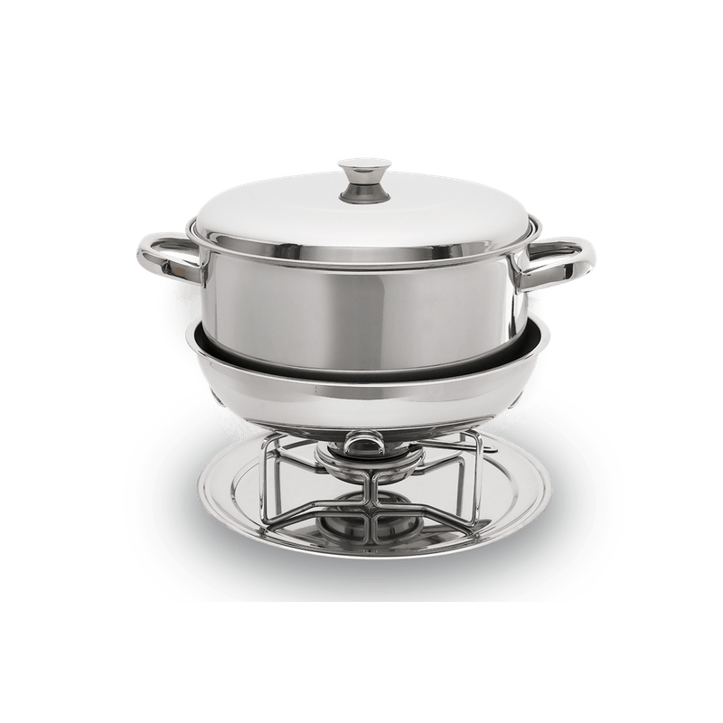 Rechaud-com-Banho-Maria-57-Litros---Platanos---Brinox Rechaud-com-Banho-Maria-57-Litros---Platanos---Brinox