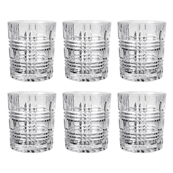 Jogo 6 Copos em Vidro para Whisky 310 ml Dm